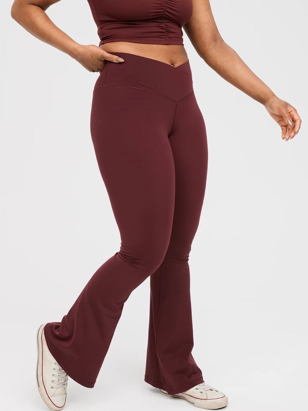 aerie OFFLINE Real ME High Rise Flare Leggings Size S